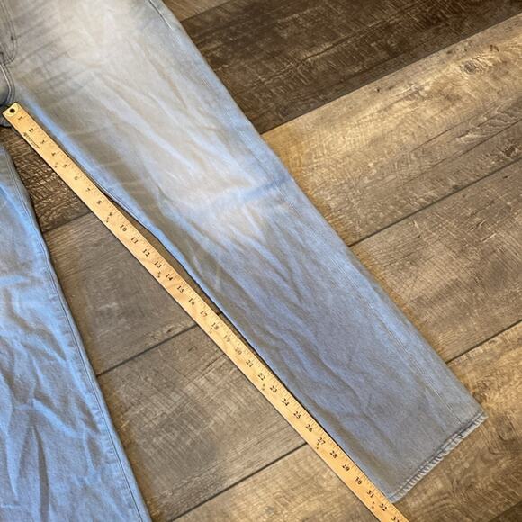 AG Adriano Goldschmied Graduate Tailored Leg Jean Light Gray Wash Size 34 - Picture 11 of 12